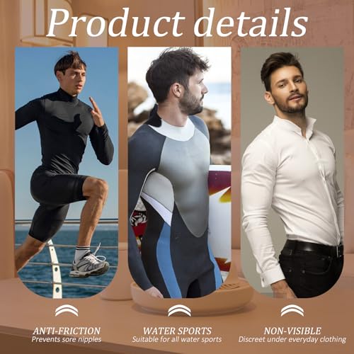 150 Pcs Men's Nipple Covers - Anti-Chafing Pasties for Athletes & Runners