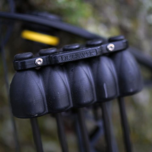 LimbSaver Silent Quiver for Bow Hunting, One Piece, Carbon Black, 5 arrow