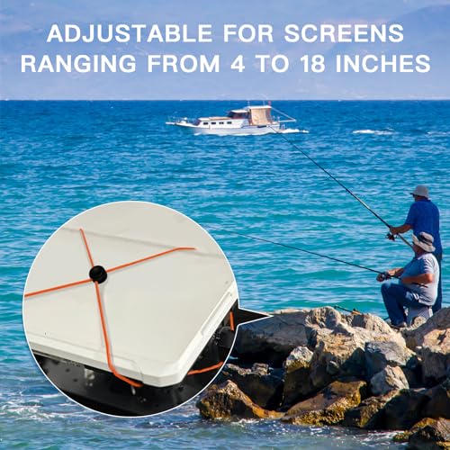 Fishing Graph Cover Straps - Secure Your Fish Finder Screen During Travel