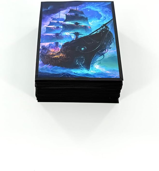 100 PCS MTG Card Sleeves, TCG Card Protective Sleeves Size is 2.6 x 3.6 in Applicable to OCG CCG DTCG PTCG, Fit Standard Size Cards - Ship