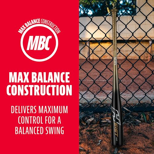 Franklin Sports Youth Baseball Bat - Heist Kids Baseball Bats for Ages 8-12 - 2 5/8" Inch Big Barrel Kids Metal Bat - Youth Drop -9 + -10 Aluminum Bats - USA Baseball - 26" to 30" Bats