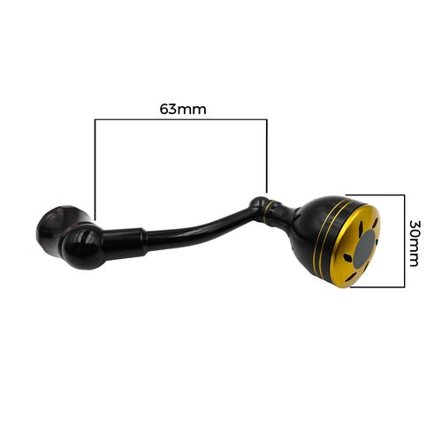 JINOHNAMILL 63mmPower Handle for Shimano Stradic FL FM Stella Vanford Vanquish Nasci G