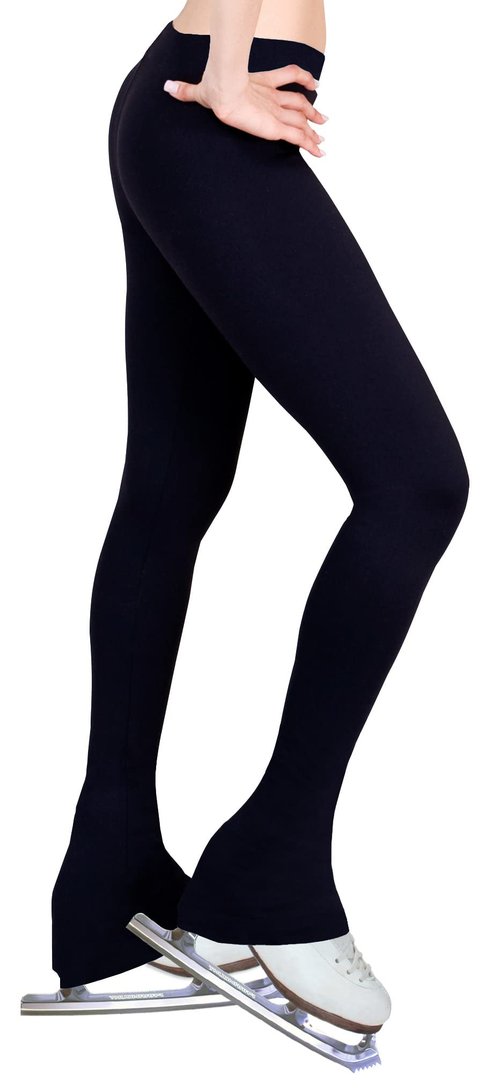 NY2 SPORTSWEAR Figure Skating Practice Pants - Black - Adult Sizes- (Adult Small)