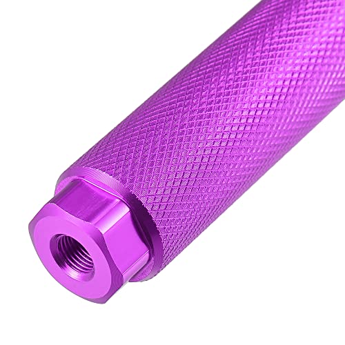 Purple Aluminum Alloy Rear Bike Foot Pegs for BMX MTB & Bicycle - 3/8 Inch Fit