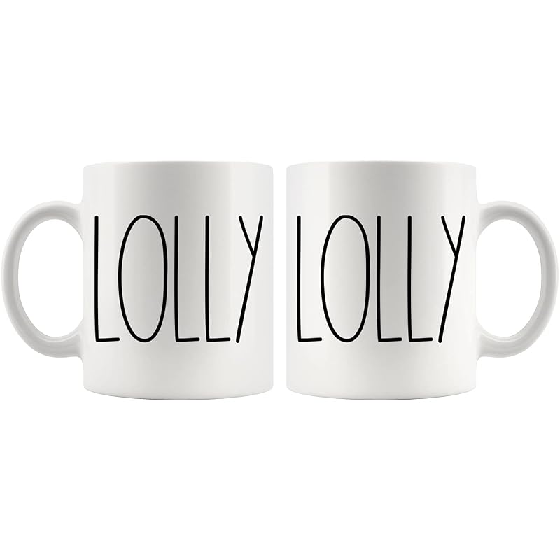 11 Ounce Moon9xx Lolly Coffee Mug - Rae Dunn Inspired Birthday Christmas Gift