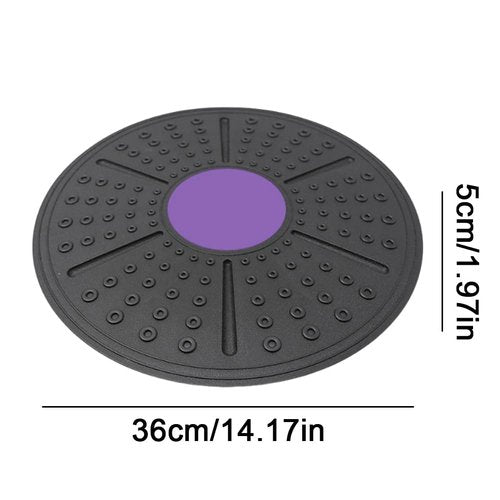 Wobble Balance Board Adults Stability Trainer Exercise Rocking Board for Standing Desk Portable Non-Slip Yoga Portable Balance Board Physical Therapy Purple 1PC
