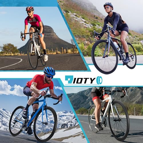 700x38C Bike Tires Set with Inner Tubes & Levers - Wear-Resistant & Foldable