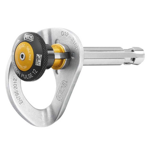 Petzl, Coeur Pulse 12 Mm, Removable Anchoring with Locking Function, Multicolored, U, Unisex Adult