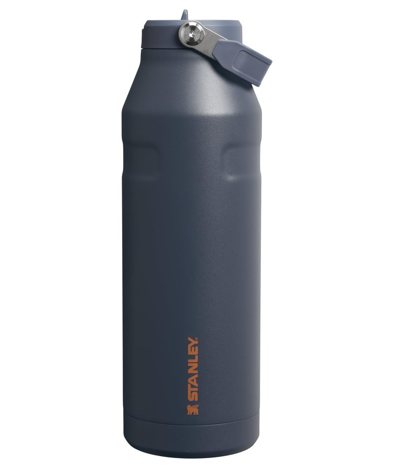 Stanley IceFlow Flip Straw 2.0 Water Bottle 50 OZ | Built-In Straw with Larger Opening | Lightweight & Leak-Resistant | Insulated Stainless Steel | BPA-Free | Twilight