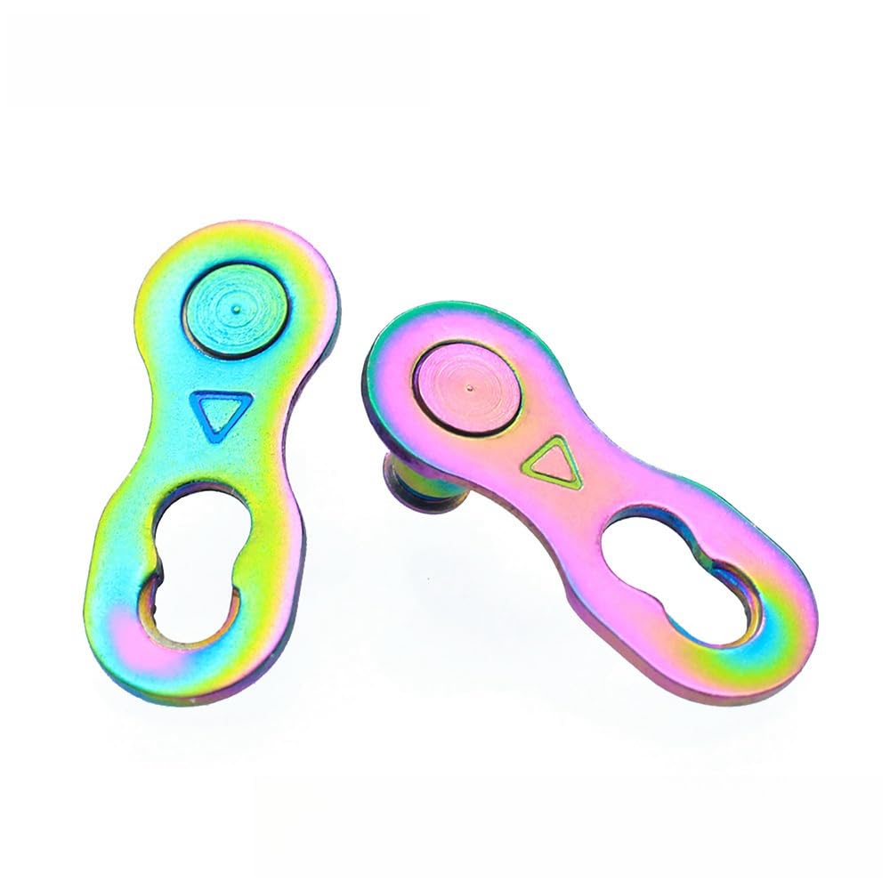 10 Pairs Bicycle Missing Link Universal 1/6/7/8-Speed Bicycle Chain Quick Link Versatile for MTB Road Bike Bicycle Casual Rides (6/7/8 Speed Silver)