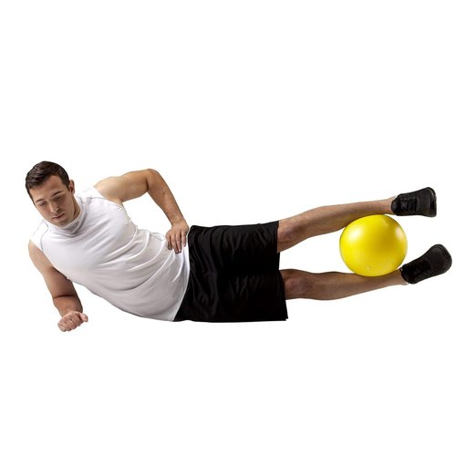 THERABAND Mini Ball, Small Exercise Ball for Yoga, Pilates, Abdominal Workouts, Shoulder Therapy, Core Strengthening, At-Home Gym & Physical Therapy Tool