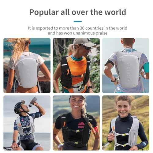 Running Hydration Vest Backpack,Lightweight Insulated Pack Daypack for Hiking Trail Running Cycling Race Marathon for Women Men