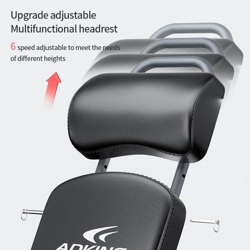 12-in-1 Multi-Functional Home Gym Workout Bench–High/Low Pulley System, Sit-Up Bench, LAT Pull-Down,Leg Developer,Adjustable Strength Training Equipment for Full-Body Fitness