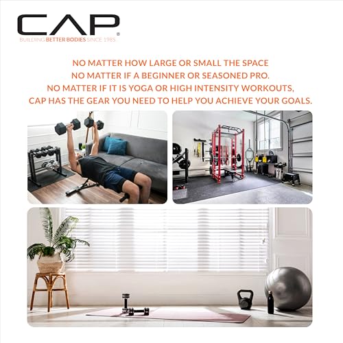 CAP 50 lbs Coated Dumbbell Set | Multiple Styles