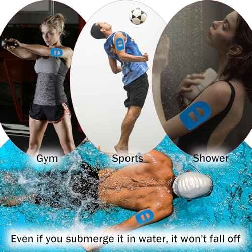 30pcs Adhesive Patches for Omnipod 5, 10 Colors Waterproof Sweatproof Breathable Overpatches Ultra-Slim Sensor Covers Stickers with Strap CGM Tape for Omnipod 5 Users