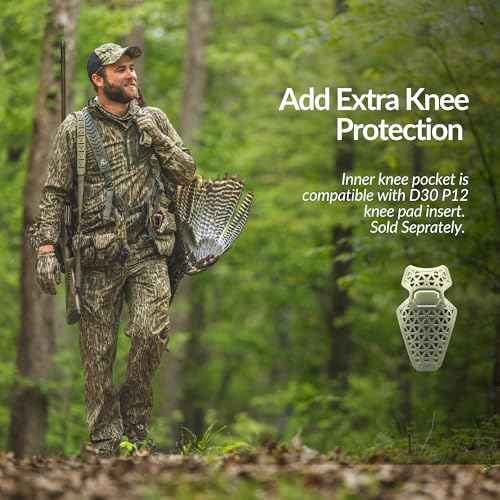 Ol¡¯Tom Turkey Hunting Pants for Men - Breathable & Durable Polyester Hunter Pants w/Stretch Panels - Mens Hunting Gear