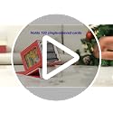 MTG Deck Box for Commander Red White Display Fits 60+ Double-Sleeved Cards