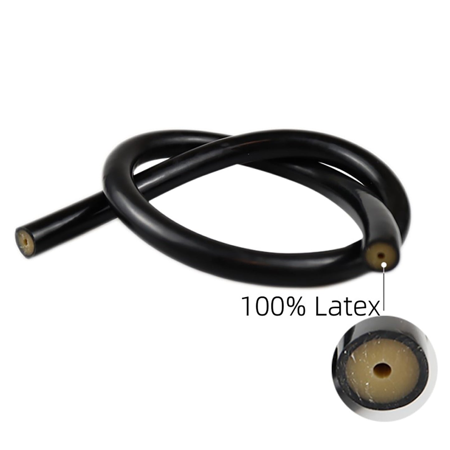 3 Meters Speargun Rubber Tubes Natural Latex Spearfishing Hunting Fish Hose High Elastic Accessory Equipment Multiple Size Options 3 * 18mm (3 meters, 3 * 16mm)