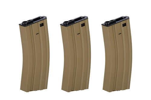 Lancer Tactical Full Metal Steel M4/M16 300 Round High Capacity AEG Airsoft Magazine Clip