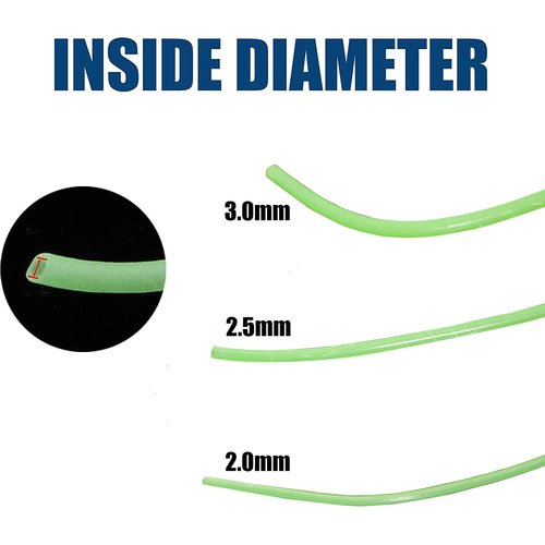 5M Luminous Tube Deep Sea Fishing Soft Plastic Angling Glow Tubing Tool Attract Fish Night Deep Drop Rigs Inner Diameter 2.0mm