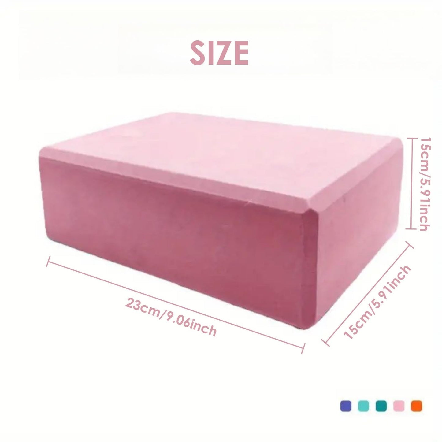2PCS Solid Color Yoga Bricks – Non-Slip High-Density Yoga Blocks for Body Shaping & Pilates - GREEN
