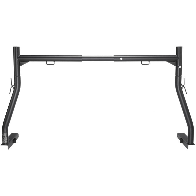 VEVOR Extendable Steel Truck Ladder Rack - 800 lbs Capacity, 46-71 inch, Non-Drilling for Kayak, Surfboard, Lumber, Ladder