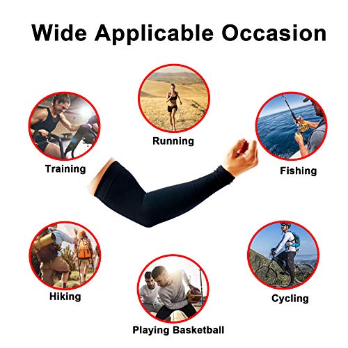 UV Protection Cooling Arm Sleeves for Men and Women UPF 50 Sun Cover