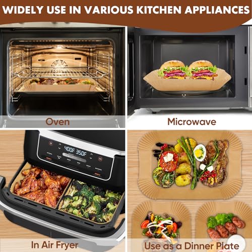 Disposable Air Fryer Liners Set - 150Pcs, Small & Large Parchment Paper for 7Qt-11Qt Air Fryers