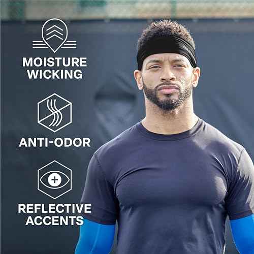 COLD FACTOR Instant Cooling Headbands for Women & Men 3 Pack | Advanced Evaporative Comfort for Sports & Outdoor | UPF 50+ Protection | Ideal for Fitness, Hiking, Yoga, Sweat Band, & Running