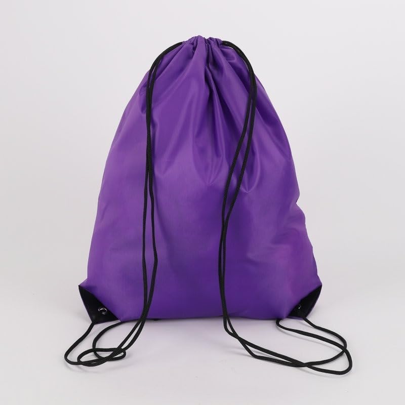 1PC Vibrant Nylon Drawstring Backpack - Good Lightweight and Durable Companion for Outdoor Sport,Travel, Skyblue