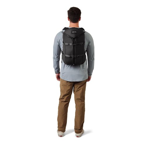 YETI Ranchero Backpack 22L, All-Day Utility Pack, Structured and Durable, Black