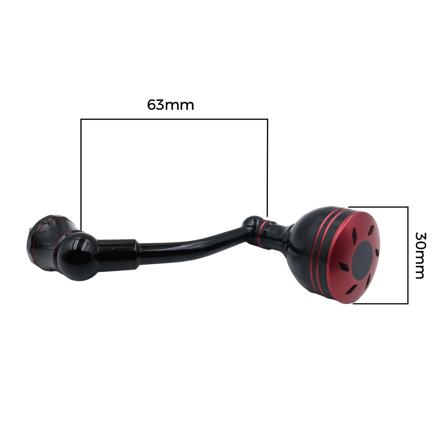 JINOHNAMILL 63mm Power Handle Compatible with FL FM Stella Vanford Vanquish Nasci