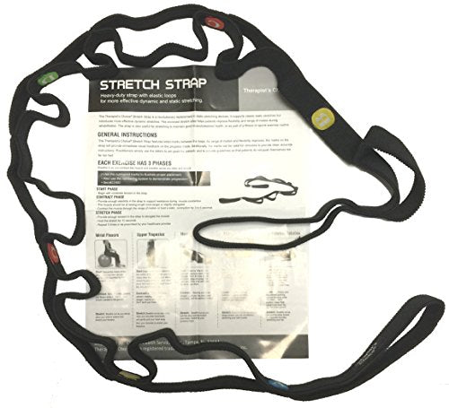 Yoga Stretch Strap with Loops - Flexibility & Dynamic Stretching Tool for Athletes