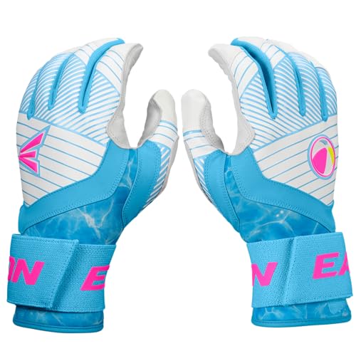 Easton Walkoff Ethos Locked-In Adult & Youth Baseball Batting Gloves - Pool Party / Medium