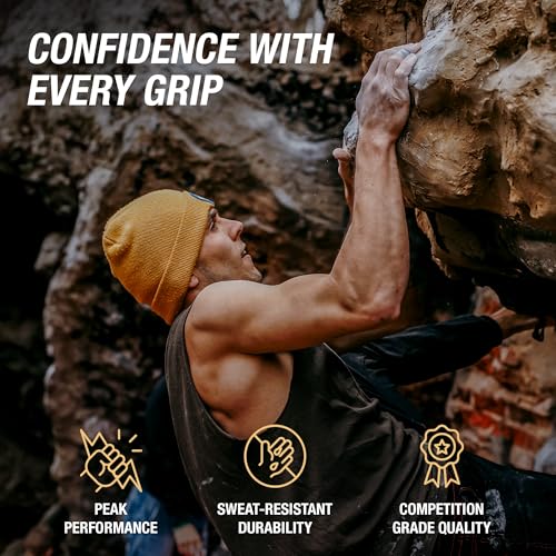 Loose Gym Chalk 200g for Climbing, Weightlifting & Gymnastics - Spill-Proof Pouch
