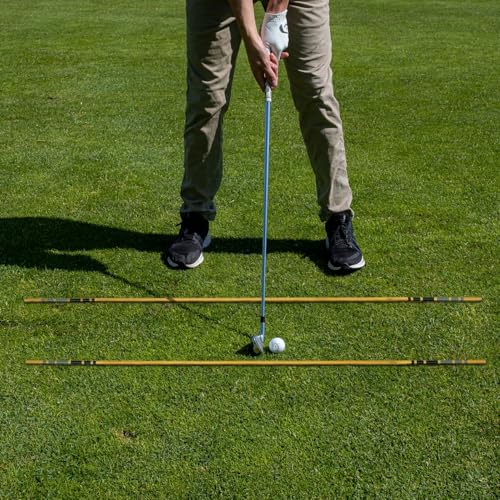 Callaway Heritage Wood Golf Alignment Sticks with Cover