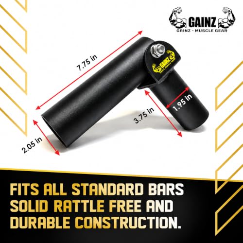 Heavy-Duty Landmine Barbell Anchor for Weight Plates - 360° Swivel, Fits 2" Plates
