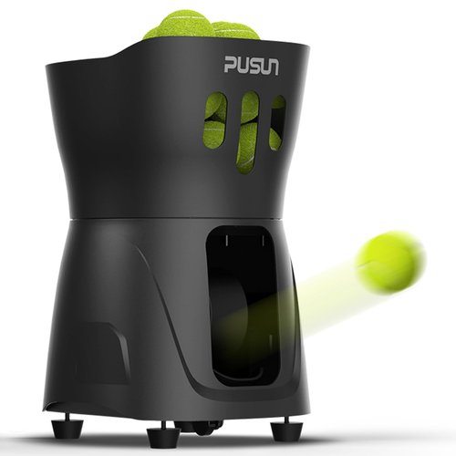 Tennis Ball Machine, High-Capacity, App-Controlled, Easy-to-Use, Adjustable Speed, Long Battery Life, Portable Training Equipment for Solo & Team Practice – Beginners to Pros (PT-Mini)
