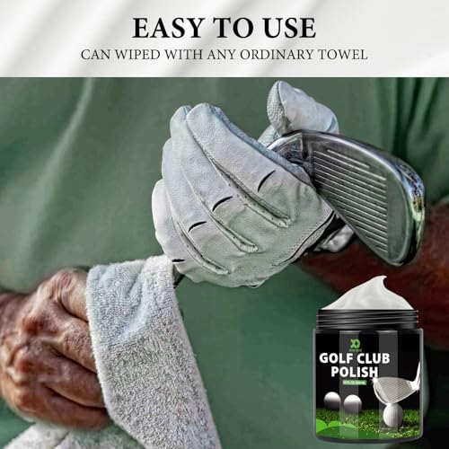 Golf Club Polish and Golf Club Cleaner Kit, 300ml 3-in-1 Rust, Scuff & Stain Remover and Rust Remover for Aluminum, Metal, Zinc and Steel