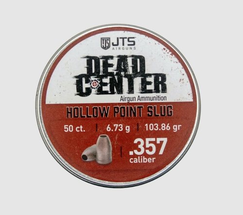 JTS Dead Center Precision .357 Cal, 6.73g (103.86 gr) Hollow Point Slugs (50 ct)