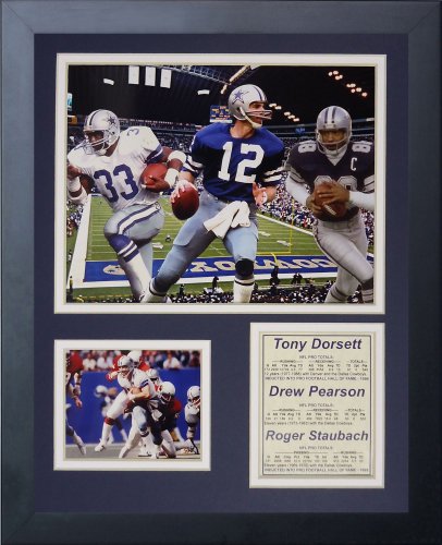 Dallas Cowboys 70s Framed Photo Collage - Legends Never Die, 11x14 Inch