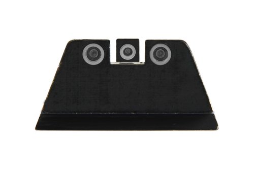 MEPRO Tru-Dot Sup Height tritium Night Sights Compatible with Glock 17 19 22-25 28 31-35 37 38 40 Yellow tritium Rear dots Glow on Sight self Illuminated Meprolight Metal Sights