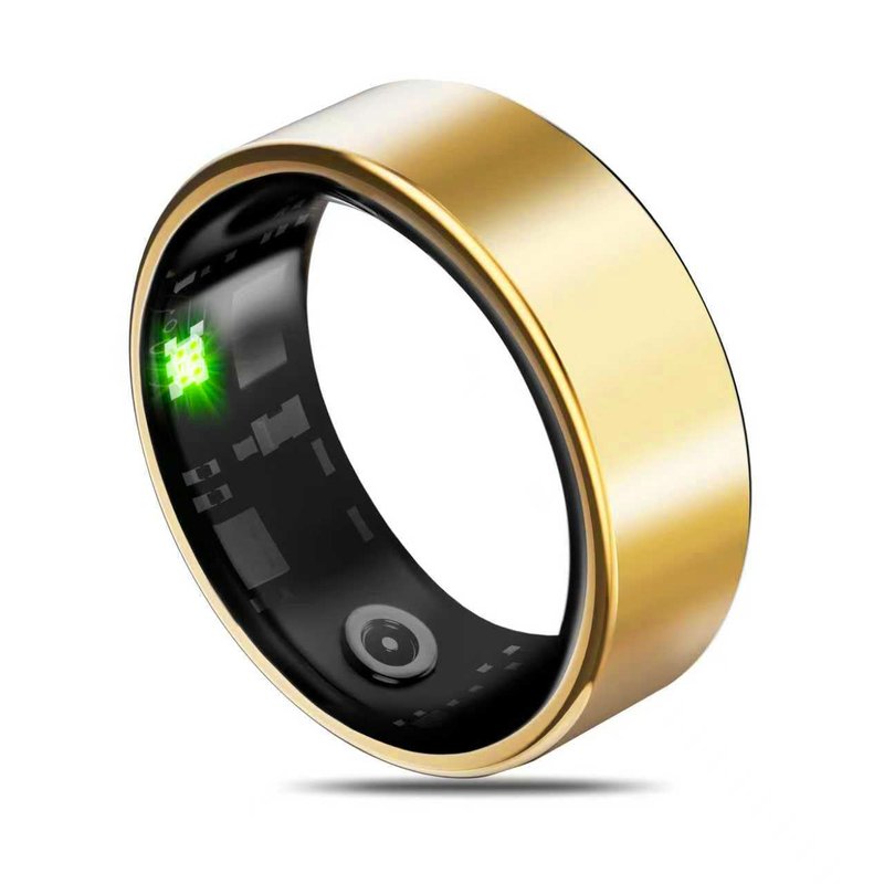 Milavan Smart Health Ring Fitness Tracker for Men Women, Sleep, Stress & Activity Monitoring, IP68 Waterproof, Long Lasting Battery, No Subscription Fees, Compatible with iOS & Android, Yellow 7