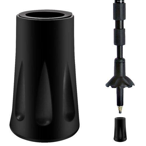 8Pcs Trekking Pole Tips Replacement Protectors, Rubber Feet for Hiking Pole Tips Rubber Tips for Walking Sticks Tips Accessories, Fits Most Standard Walking Sticks Shock Absorbing(11mm Hole Diameter)