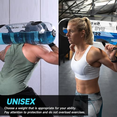 Water Workout Bag 33lb Adjustable Water Fitness Training Bag - Leakproof Power Bag