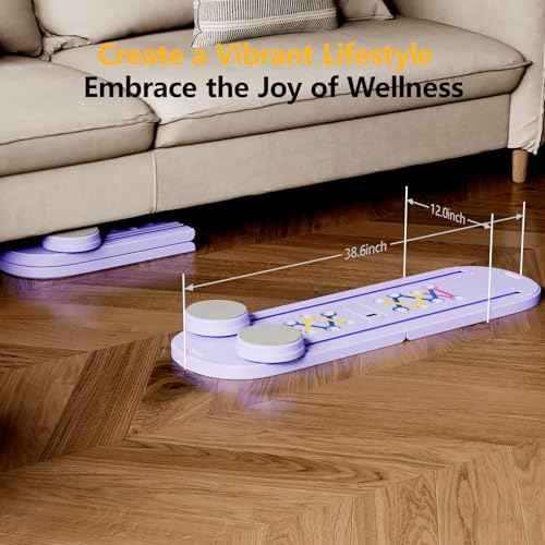 Pilates Reformer Sets Pilates Board 6in1 Multifunctional Abdominal core Trainer Workout Equipment,Exercise Board Foldable Ab Board Trainer Pilates Exercise Machine (Purple)