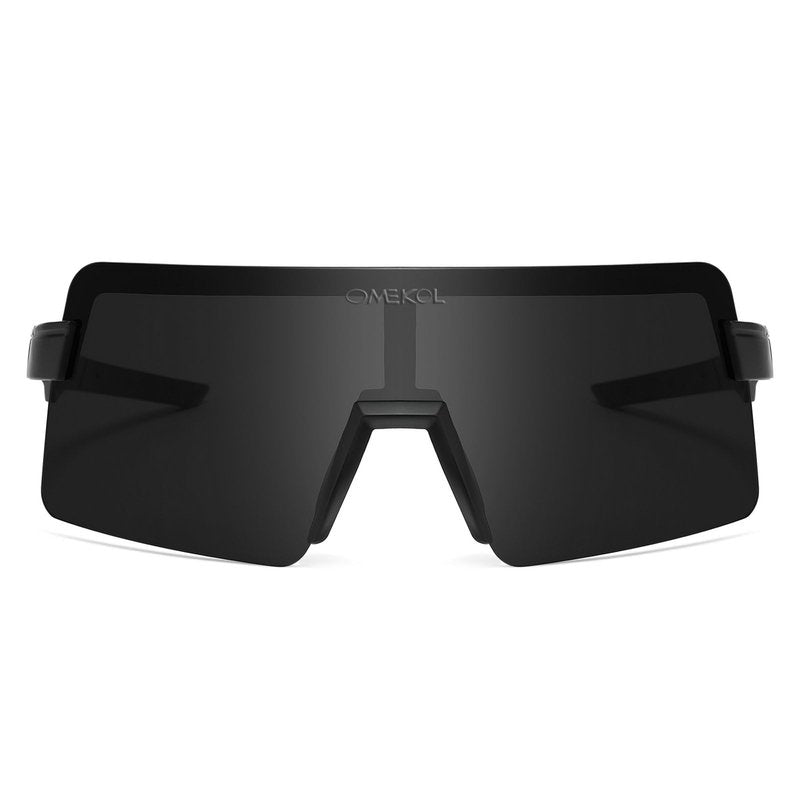 OMEKOL Age 8-18 Youth Polarized Baseball Sunglasses Boys Girls Sports Sun Glasses UV400 Goggles Head Width Less Than 5 Inch - AP1-S