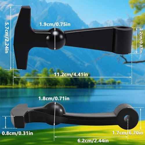 2 Pack Lid Latches Replacements Hard Cooler Handle Grips Silicone Rubber Compatible with Yeti RTIC and More Coolers