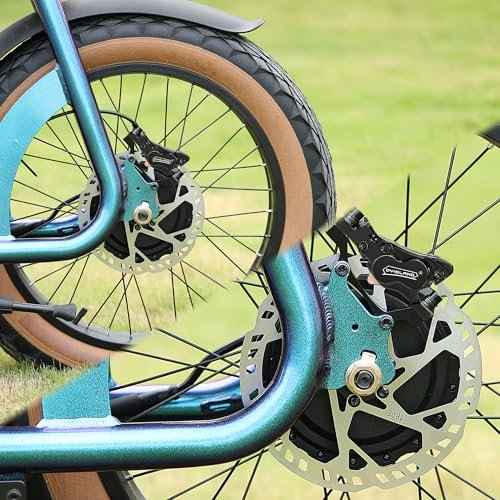 140mm 160mm 180mm 203mm Bike Disc Brake Rotor with 6 Bolts, Bicycle Brakes Stainless Steel Rotors, MTB, Thickness 2.3mm, Center Hole Distance 44mm, for E-Bike E-Scooter MTB (gray-203mm)