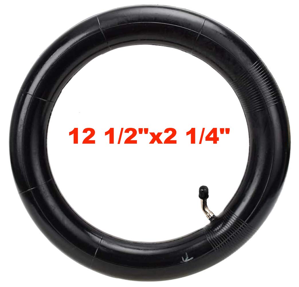 1-Pack 12.5" Scooter Inner Tube 12 1/2 x 2 1/4 Angled Valve Stem 12.5" x 2.25" Tube Compatible with 12.5X1.75 12.5 X 1.95 12.5 X 2.125 12.5 x 2.25 Most Bike and Scooter Tire Tube